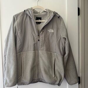 The North Face Vintage Heather Gray Fleece Hoodie